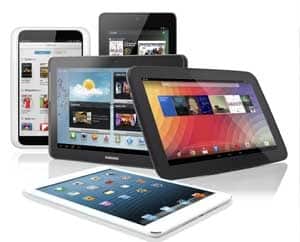 selection of tablets